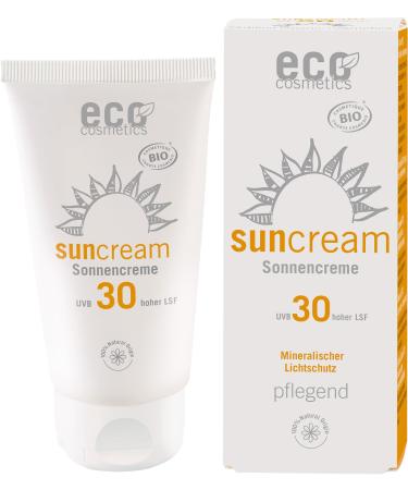 eco cosmetics sun cream SPF 30 with sea buckthorn and olive (2 x 75 ml)