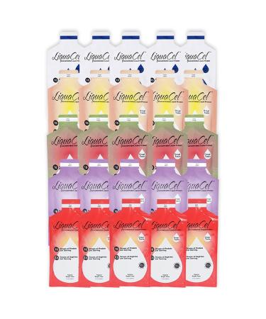 LiquaCel Concentrated Liquid Protein 16g Hydrolyzed Collagen Protein and 2.5g Arginine Per Single-Serving Packet Sugar & Gluten Free Recovery Formula 1fl oz Packets 25ct Variety Flavor Pack Variety Pack 1 Fl Oz (Pack o  - Buy Online on GoSupps.com