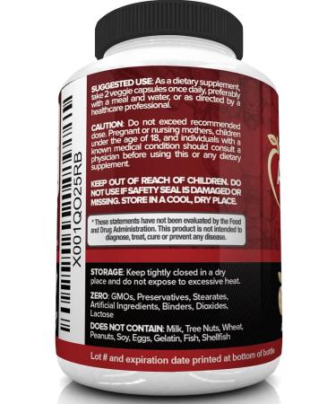 Nutrivein Apple Cider Vinegar Capsules 1600mg - 120 Vegan Pills for Weight Loss, Detox, Digestion - Keto Friendly - Supports Immune System - ACV Raw - Vegan Formula - Buy Online on GoSupps.com