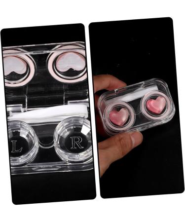 Solustre 12-Piece Contact Lens Organizer & Makeup Container Set | Compact Cosmetic Lens Etui with Small Mirror - Buy Online on GoSupps.com