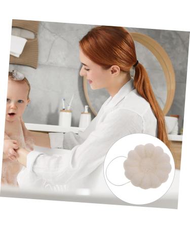 FOMIYES Bath Sponge Bath Mitt Lovely Bath Scrubber Body Brush Body Washing Cloth Sponge Body Scrub Deep Cleaning Brush Bath Gloves Mittens White Fiber - Buy Online on GoSupps.com