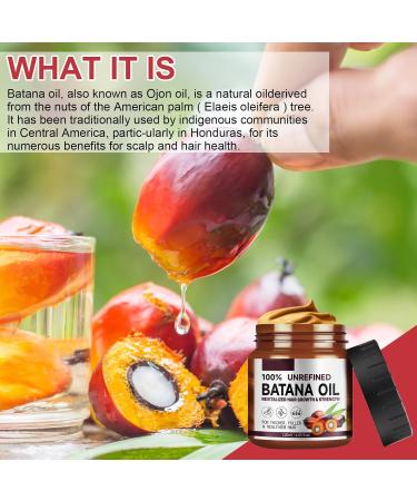 120ml Batana Hair Oil Natural Organic Pure Raw Batana Oil Treatment Solid Batana Oil Hair Mask Hair Smoothing Conditioner Prevent Hair Loss and Repair Damaged Hair for All Hair Types - Buy Online on GoSupps.com