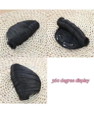 Bangs Hair Clip Synthetic Short Curly Retro Bangs for Women Clip in Retro Bangs Classic Fake Fringe Extension Natural Synthetic Bangs Hairpieces Bangs Clip in Hair (Color : Light Brown) - Buy Online on GoSupps.com