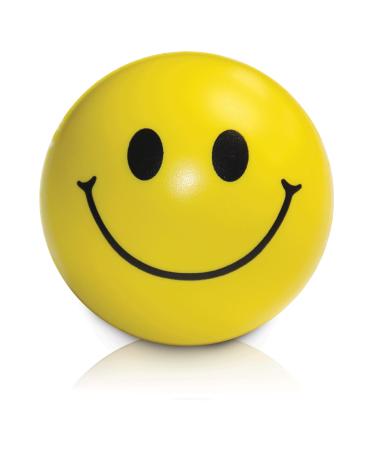 Firm Foam Smiley Hand Exerciser 1 Count (Pack of 1) Smiley Face