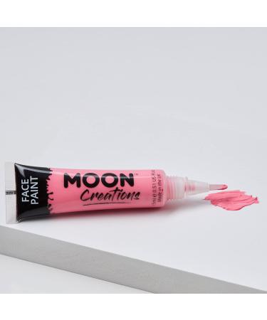Moon Creations Lime Green Face & Body Paint Tube w/ Brush | 15ml | Cruelty-Free | Made in UK | For Kids & Adults | Ideal for Festivals & Halloween - Buy Online on GoSupps.com