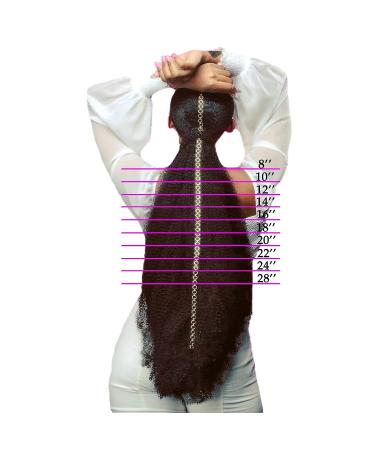 16 Inch Afro Kinky Curly Human Hair Ponytail for Black Women - 10A Brazilian Virgin Hair, 180% Density, Clip-in Drawstring Extension - Natural 4C Black Color - 120G, Pack of 1 - Buy Online on GoSupps.com