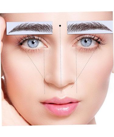 FOMIYES 12 Pcs Eyebrow Stickers Decal Stickers False Eyebrows Cosmetics 6d Hair-like Eyebrows Stickers Tool - Buy Online on GoSupps.com