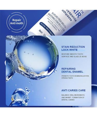 2Pcs Hydroxyapatite Toothpaste for Advanced Enamel Protection and Tooth Strengthening Fresh Breath Deep Cleaning Care Toothpaste - Buy Online on GoSupps.com