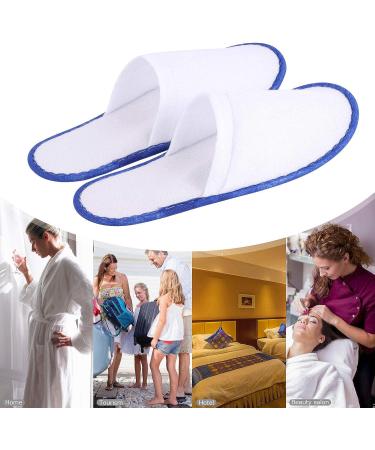 Disposable Spa Flip Flops Slippers for Hotel Guests - Blue, 24 Pairs - Buy Online on GoSupps.com