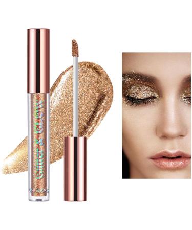 Liquid Metallic Eyeshadow - Chameleon Gloss Eyeshadow - Metallic Shimmer Eye Shadow Waterproof Long Lasting Quick-Drying Sparkling Eye Shadow Makeup Tosier 02# - Buy Online on GoSupps.com