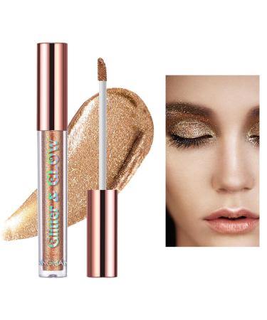 Eyeshadow Liquid | Chameleon Gloss Eyeshadow - Shimmer Eye Shadow Waterproof Long Lasting Quick-Drying Sparkling Eye Shadow Makeup Sritob 02#