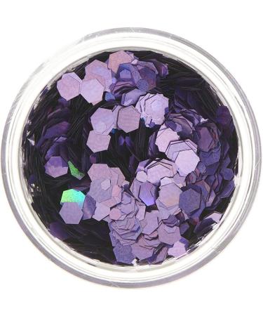 Moon Glitter Purple Chunky Holographic Glitter - 3g | Cosmetic Festival Makeup for Face, Body, Nails, Hair, Lips - Buy Online on GoSupps.com