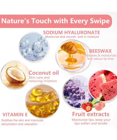 9 PCS Bee Lip Balm Lip Mask Honey Pot Galentines & Valentines Day Gifts Nourishing Hydrating Propolis Lip Balm for Dry Chapped & Cracked Lips Lip Sleeping Mask - Soften Smooth & Reduce Lip Lines - Buy Online on GoSupps.com