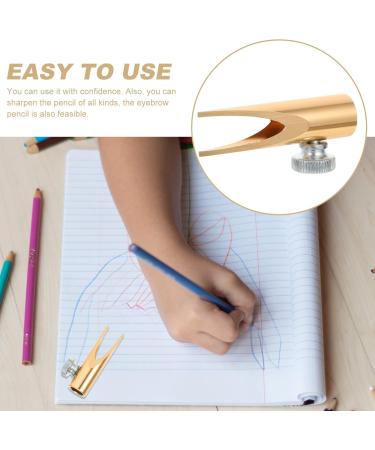 FOMIYES Eyebrow Sharpening Tool Coloured Eyeliner Metal Pencil Lip Liner Sharpener Pencil Sharpener Makeup Eyebrow Pencil Sharpener Aluminum Alloy Student Supplies Miss Cylinder - Buy Online on GoSupps.com