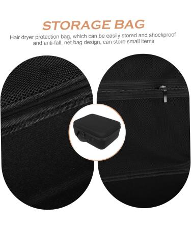 BIUDECO 2 Pcs Hair Dryer Storage Bag Travel Case for Hair Dryer Portable Makeup Bag Organizer Kit Eva Black - Buy Online on GoSupps.com