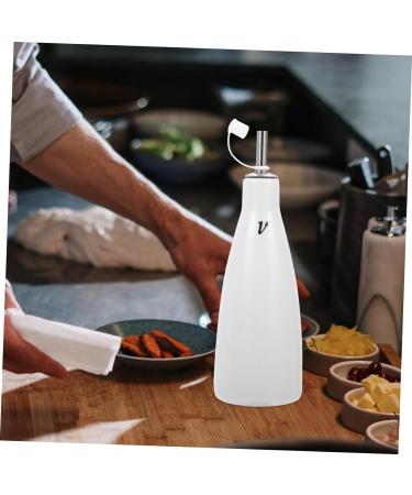 Zerodeko Kitchen Pantry Storage 2pcs Ceramic Oil Vinegar Pot Spice Bottle Pp Simple White Kitchen Storage Pantry - Buy Online on GoSupps.com