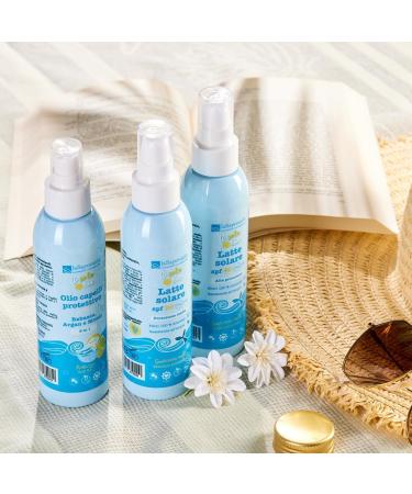  La Saponaria La Saponaria | 3-in-1 Protective Hair Oil with Babassu Argan and Monoi Sun and Heat Protection 125 ml - Buy Online on GoSupps.com