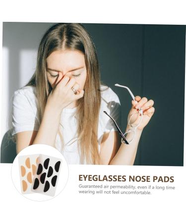 Healeeved 120 Pairs EVA Sponge Nose Pads for Glasses - Nasal Pillows & Stripes for Comfort - Black Skin Color - 3 Sets (2x0.8x1cm) - Perfect for Sunglasses & Eyewear Support - Buy Online on GoSupps.com