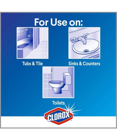 Clorox Disinfecting Bathroom Foamer with Bleach Original 30 oz Spray - Bathroom Cleaning - Buy Online on GoSupps.com
