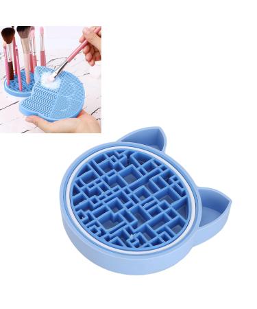 2 in 1 Silicone Cat Head Brush Cleaning Mat - Portable Makeup Cleaner Pad | Flexible & Multipurpose for Makeup Brushes - International Shipping Available - Buy Online on GoSupps.com