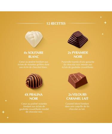 Lindt - Bo te CHAMPS- LYS ES dition Or - Assortiment de Chocolats au Lait Noirs et Blancs - Pralin s Croustillants et Onctueux - Id al pour No l 468g Or 468g - Buy Online on GoSupps.com