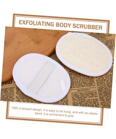 6 Pcs Natural Bath Towel & Luffa Scrubber Set - Eco-Friendly Face Sponge & Body Cleaning Gloves for Spa-Like Bath Experience - Buy Online on GoSupps.com