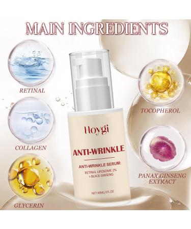 Znnhnn Retinal Serum Retinal Liposome 2 + Black Ginseng Retinal Serum with Black Ginseng Extract Bakuchiol Vitamin C Antiaging & Antiwrinkle care Reduces fine lines and wrinkles Firm - Buy Online on GoSupps.com