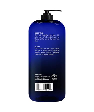 Majestic Pure Rosemary Hair Loss Shampoo - 16 fl oz | Promotes Hair Growth and Strength - Buy Online on GoSupps.com