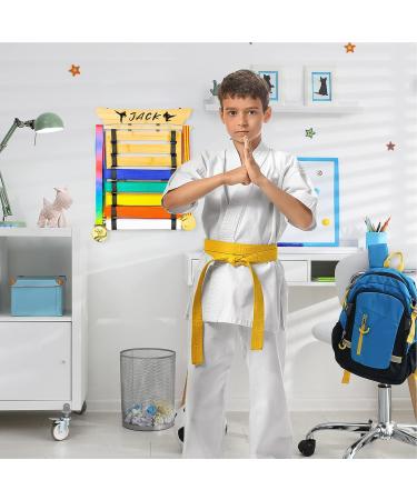 Tilhumt 8 Belt Karate Taekwondo Martial Arts Personalized Belt Display Rack - Buy Online on GoSupps.com