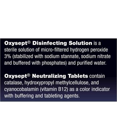 Oxysept Disinfecting Solution Neutralizer Ultracare Formula 12 oz. (1 count) - Effective Disinfection Solution - Buy Online on GoSupps.com