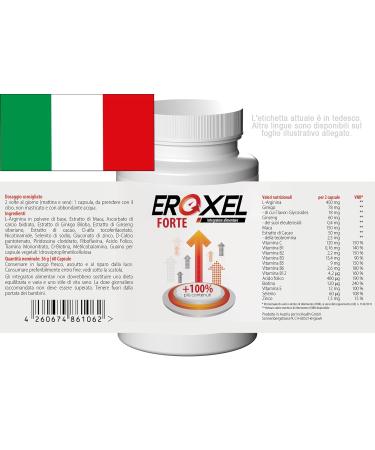 Eroxel Forte 120 Capsules - 2 Pack (2x60 Capsules) | Fast International Shipping - Buy Online on GoSupps.com