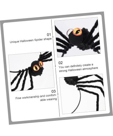 Didiseaon Spider Headdress Day of The Dead Headwear Spider Web Fascinator Spider Halloween Costume Makeup Headbands Prom Hair Accessories Hair Gems for Women Spider Cosplay Polyester Plush - Buy Online on GoSupps.com