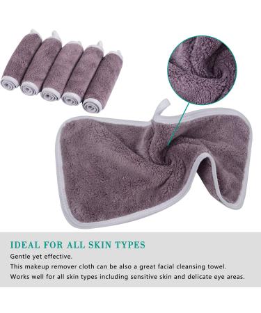 Buy Kinhwa Microfiber Makeup Remover Cloths - 6 Pack Ultra Soft & Reusable (15x30cm) - Perfect for Face Cleansing - Purple - Buy Online on GoSupps.com