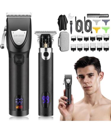 Ymiko Beard Trimmer & Hair Clippers for Men - Rechargeable Stainless Steel Hair Clipper Kit in Black & Gold | Best Grooming Tools - Buy Online on GoSupps.com
