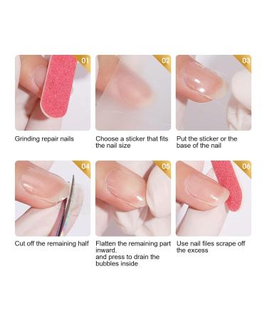 22pcs Nail Protection Patch - Waterproof Self-Adhesive Nail Glue Stickers for Salon Use | Best Nail Care Solution - Buy Online on GoSupps.com