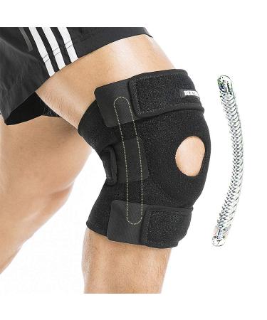 BERTER Knee Brace Open Patella Stabilizer Neoprene Knee Support for Men Women Running Basketball Meniscus Tear Arthritis Joint Pain Relief ACL