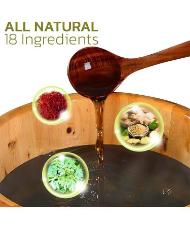 Oveallgo Herbal Detox Foot Soak Beads Oveallgo Herbal Detox Foot Soak Beads herbal detox cleansing foot soak beads Improves Blood Circulation (5Pack) - Buy Online on GoSupps.com