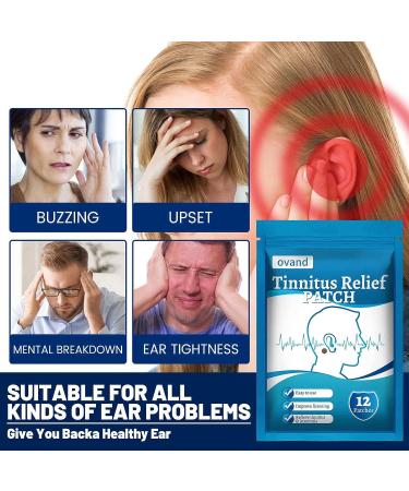 Tinnitus Relief Patches - Natural Herbal Formula for Ringing Ears | Improve Hearing & Boost Circulation - Buy Online on GoSupps.com