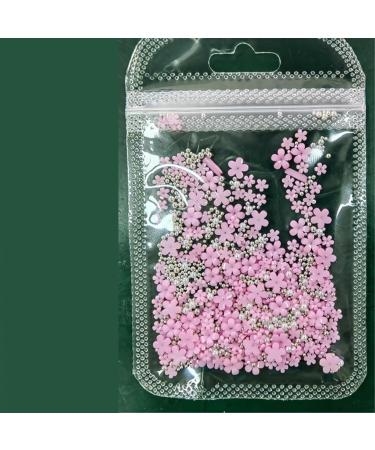 3D Flower Nail Resin Flower Nails Art Rhinestones Cherry Blossomed Nail Manicures Nail Decorations Gifts Nail Crystals Rhinestones Glues Nail Crystals for Acrylic Nail - Buy Online on GoSupps.com
