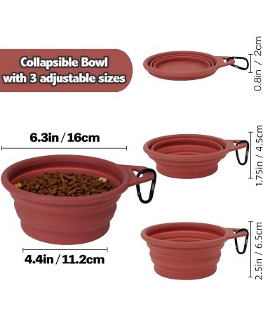 Ohmo Foldable Dog Bowl 800ml - Portable Drinking Bowl for Medium to Large Pets | Ideal for Travel Walking Camping & Hiking | Extra Thick Design - Buy Online on GoSupps.com