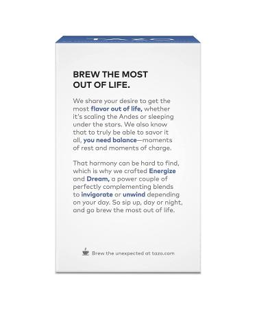 Tazo Dream Herbal Tea - 20 Tea Bags (1.41 oz) | Soothing & Relaxing Blend - Buy Online on GoSupps.com