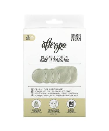 AfterSpa Reusable Cotton Make Up Removers 6 Piece Set