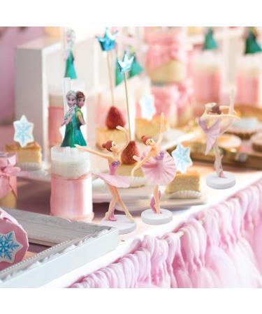 Fahibin 3pcs Ballet Dancer Cake Topper Ballet Dancer Statue Figures Ballerina Ballet Girl Cake Topper Figures for Decorating Cakes And Desserts Pink - Buy Online on GoSupps.com