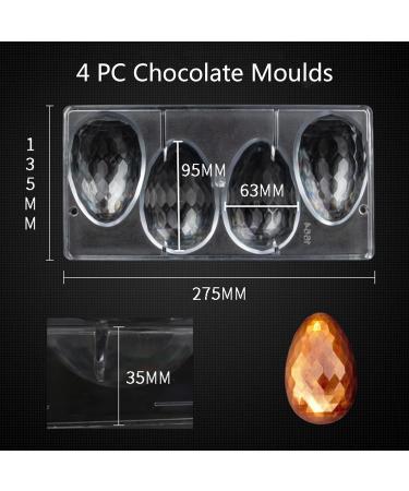 Household Bakeware Food Grade 4/24Holes Resin Easter Chocolate Making Tools Non-Stick Silicone Easter Chocolate Molds 4 Even - Buy Online on GoSupps.com