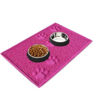 KongJies Waterproof Non-Slip Feeding Mat for Dogs & Cats - Pink | Best Pet Feeding Solutions - Buy Online on GoSupps.com