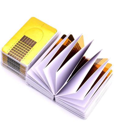 500 Self-Adhesive Nail Stencils for Gel Nails & Extensions - Golden Model Roll - Buy Online on GoSupps.com