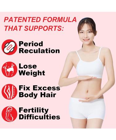 120 Capsules/Bottle PCOS Multivitamin pH Balancing Pills Women's Vaginal Multivitamin Hormone Balancing Supports Healthy Ovaries and Regular Cycles 1pcs - Buy Online on GoSupps.com
