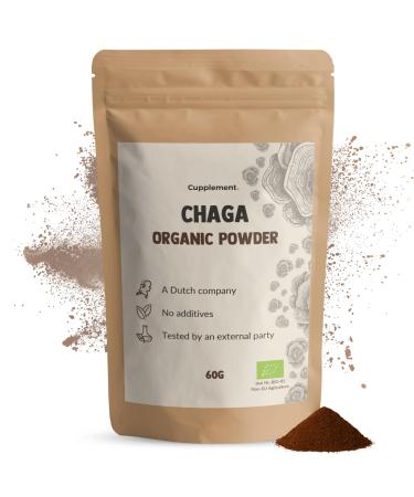 Cupplement Cupplement - Chaga 60 grams - Organic - Free Scoop - Highest Quality Mushroom Powder