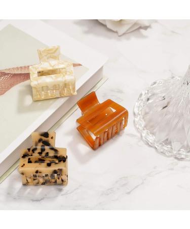 Naran Tortoise Hair Claw Clips - French Design Acrylic Clips (3pcs, 2inches) - Buy Online on GoSupps.com