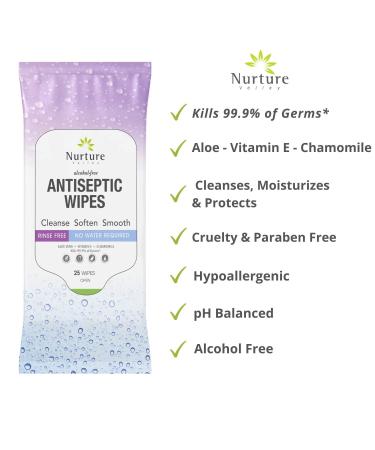 Antibacterial Hand & Body Sanitizing Bathing Wipes (10 Pack) | Alcohol-Free Antiseptic Cleansing Wipes for Adults - Convenient and Hygienic Bathing Solution - Buy Online on GoSupps.com